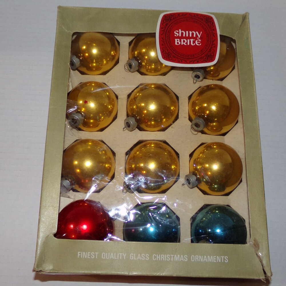 Vintage Shiny Brite Ornament Box 1 Shiny Brite Ornament Others USA
